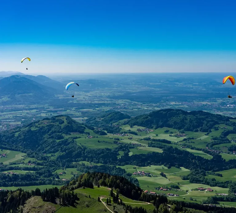 Gleitschirmfliegen Hochries